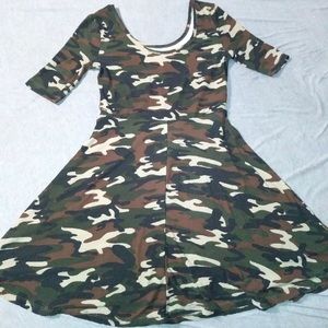 Camo Flair Dress